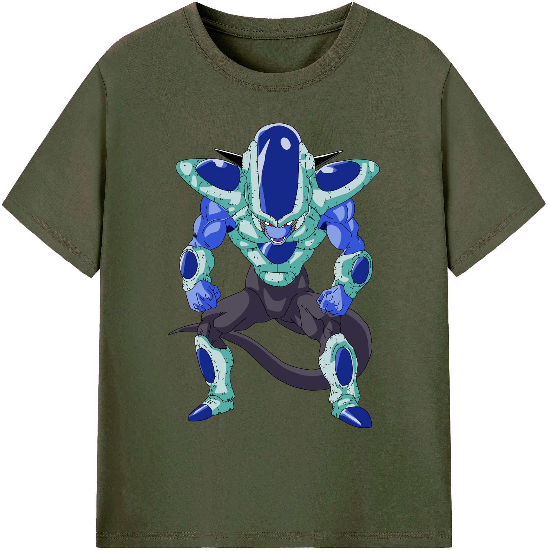 （画像用） ドラゴンボール フリーザ DRAGON BALL Frieza 綿100％ メンズ半袖Tシャツ｜肌触りやわらか＆通気性